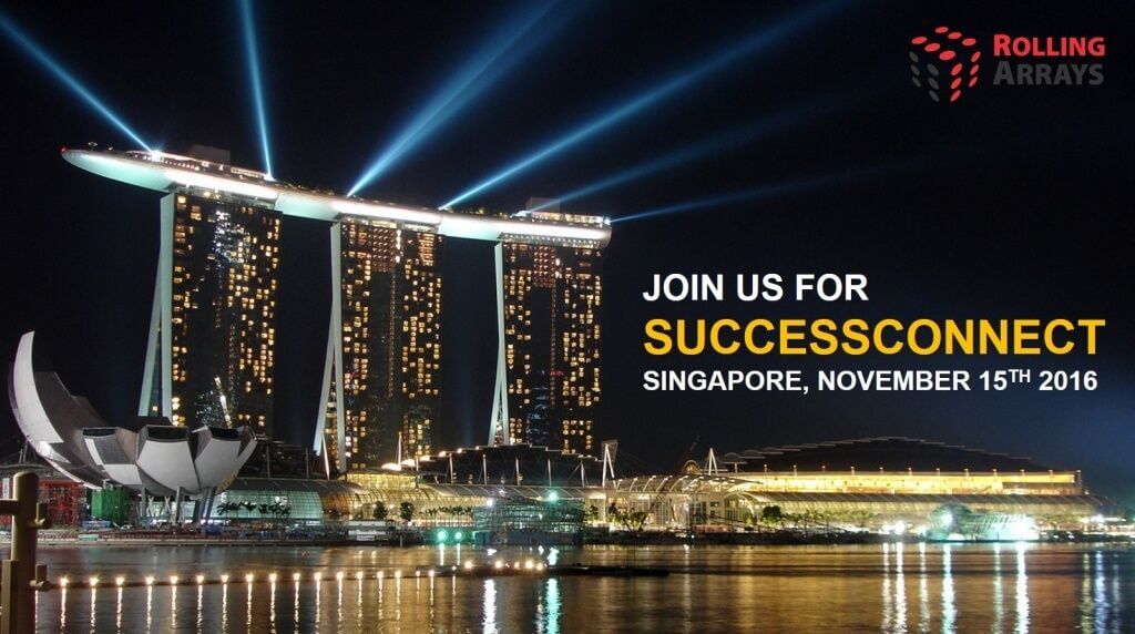 Rolling Arrays SAP SuccessFactors Gold Partner SuccessConnect 2016 Singapore